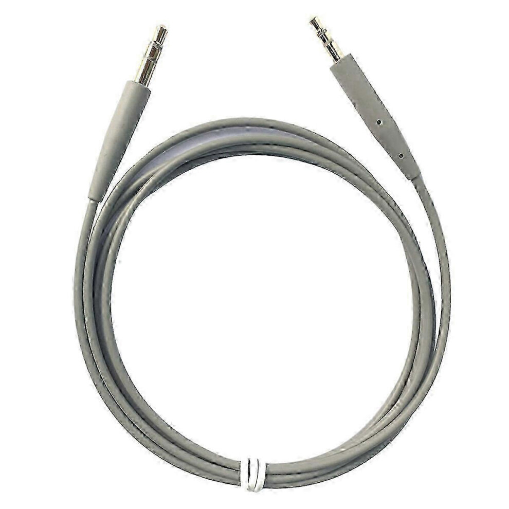 (Grey) Bose Qc35/Qc25/Qc35ii/Qc45 Audio Cable Replacement - 3.5Mm To 2.5Mm Portable Music Wire Grey 5996097097694