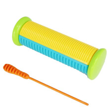 Handbell Orff Musical Instruments Children Fitness Sand Scraper Bell Kindergarten Rattle Cheer Threaded Scraper Cylinder