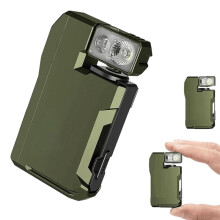 Torcia Ricaricabile da 400 Lumen con Base Magnetica - 3 Modalità, Luminosità Ultra, Design EDC