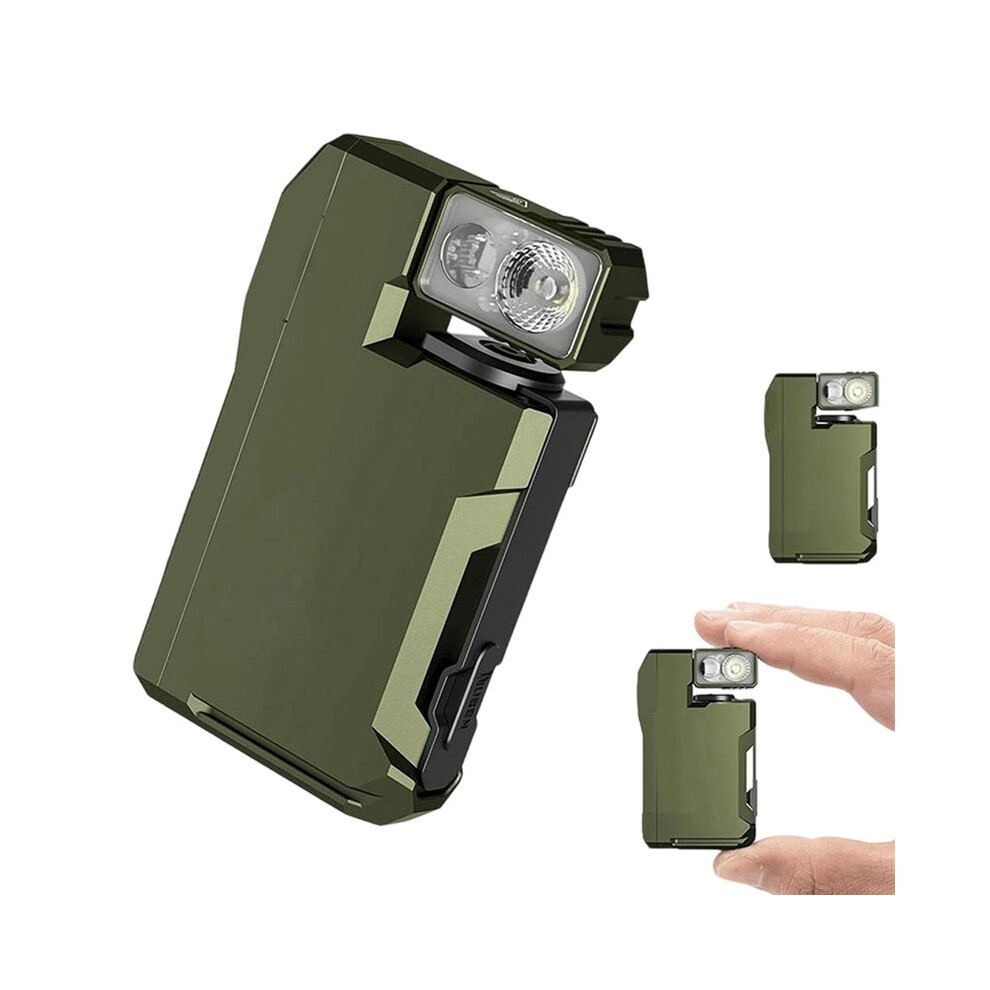Rechargeable 400 Lumens Flashlight With Magnetic Base - 3 Modes, Ultra Brightness, Edc Design 4713140031129