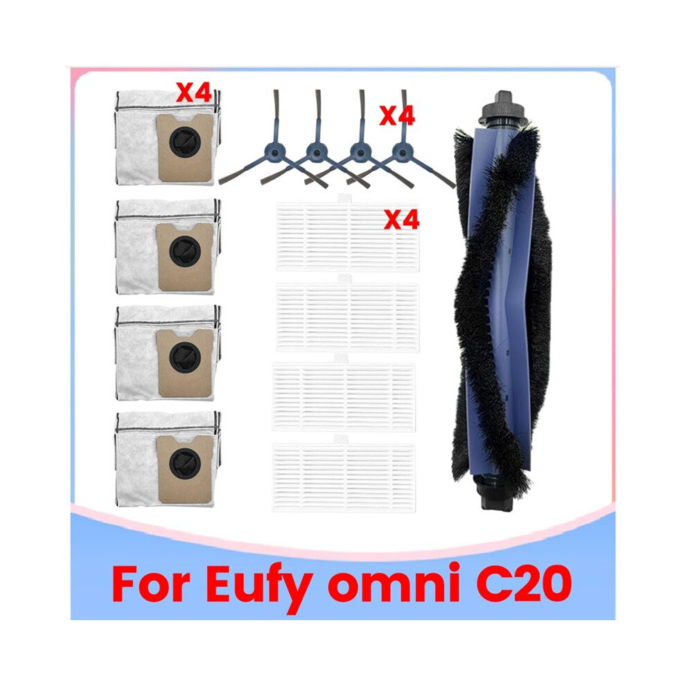 13Pcs Replacement Parts For Omni C20 Robot Vacuum Cleaner Accessories Main Brush Hepa Filter Dust Bag Side Brush 6032068198997