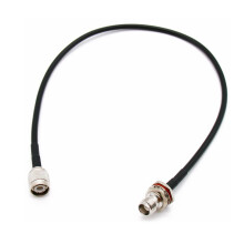 TNC Extension Cable RG58 Coaxial 1.64Ft Male to Female 50 Ohm for GPS Antenna Reliable Signal Extension