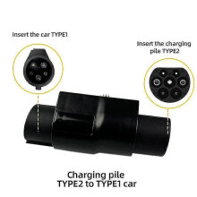 (Type2 to Type1) Type 2 to Type 1 EV Adapter 32A Single Phase