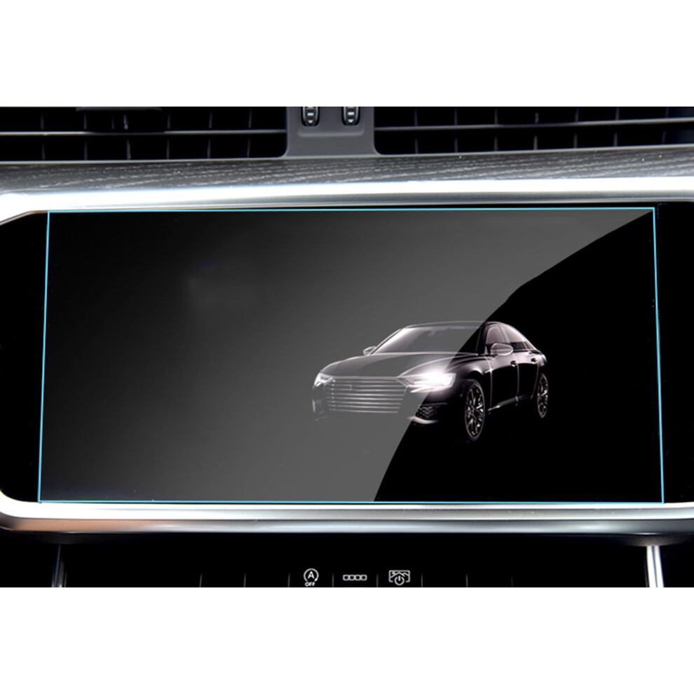 Frosted Tempered Glass Navigation Screen Protector For Audi A6l A7 20192025, Anti Glare Anti Fingerprint Fit 9092120254495