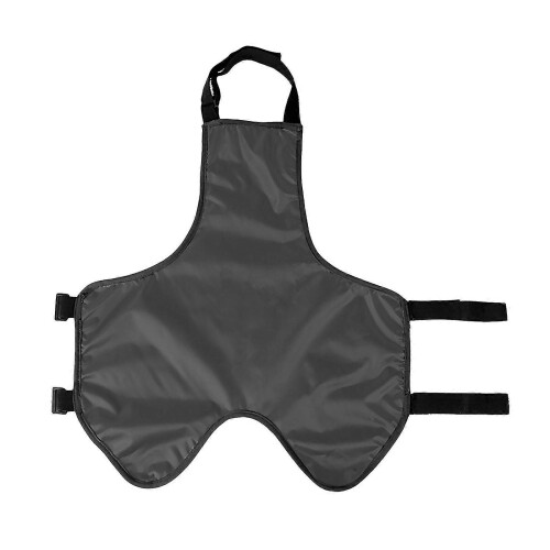 (Gray S) Bande de protection ventrale lavable pour chien