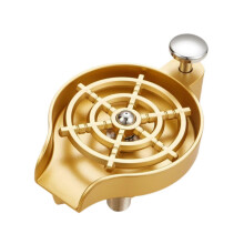 (gold, 16.5cmx7.6cmx12cm) Accessoire de rinçage des verres pour évier de cuisine noir, idéal pour les restaurants.