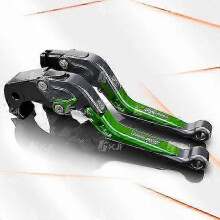 (Grey-Green) Kawasaki Ninja 650/ER6N 2017+ Verstellbarer Klapp-Kupplungs-Bremshebelsatz