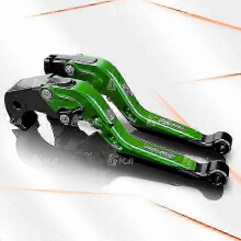 (Green) Kawasaki Ninja 650/ER6N 2017+ Verstellbarer Klapp-Kupplungs-Bremshebelsatz