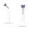 (Light blue) 16ga Push-in Labret Monroe with Press Fit Gem Stone 1