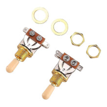 (Gold & beige) Gibson Les Paul 3-Way Toggle Switch - Straight Guitar Pickup Selector