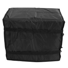 Outdoor AC Dust Cover Aluminum Foil Sleeve 43x33x30cm Black