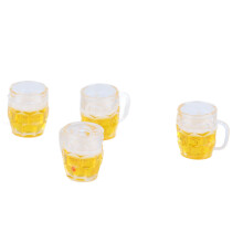 20 Stück Minimulden Bierkrüge aus Resin für DIY-Bastelarbeiten, 2,5 cm