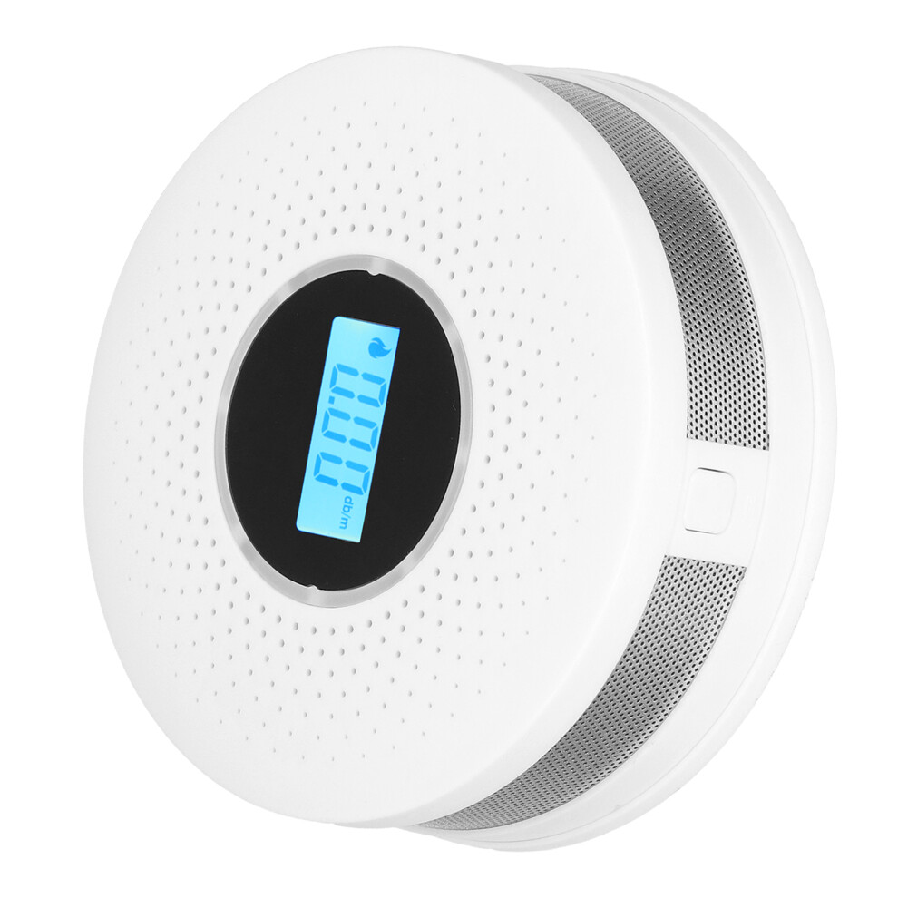 Co Smoke & Carbon Monoxide Detector With Lcd Display, Sound & Alarm Light 8461391375962
