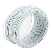 1.2mm 28m Galvanized Iron Tie Wire Round Cut White for Telecom