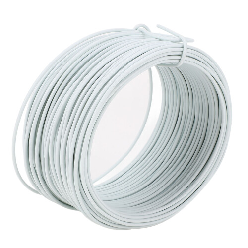 1.2mm 28m Galvanized Iron Tie Wire Round Cut White for Telecom