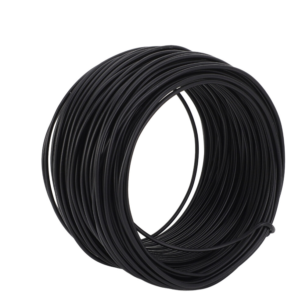 1.2Mm 28M Galvanized Iron Tie Wire Black, Bendable & Cuttable 7611391376587