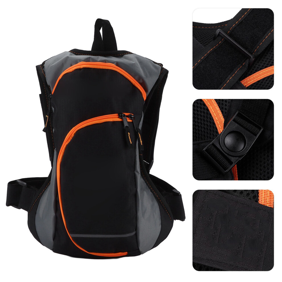 Waterproof Oxford Motorcycle Backpack 15L Outdoor Knapsack Orange 6911391376442