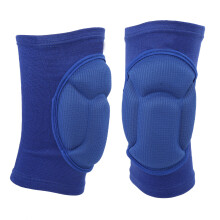 2pcs Blue Knee Pads for Sports, Thick Foam, Anti-Slip, Sizes S-M