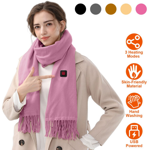 Heated Neck Scarf USB Powered 3 Heat Settings 1