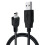 Cabo de carregamento USB de 5 pinos em formato trapezoidal com 80 cm 6