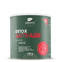 Detox Anti-Age - avec du Collagène, Vitamine C, Zinc & Biotine - Complément Peau, Cheveux & Ongles - 125 g