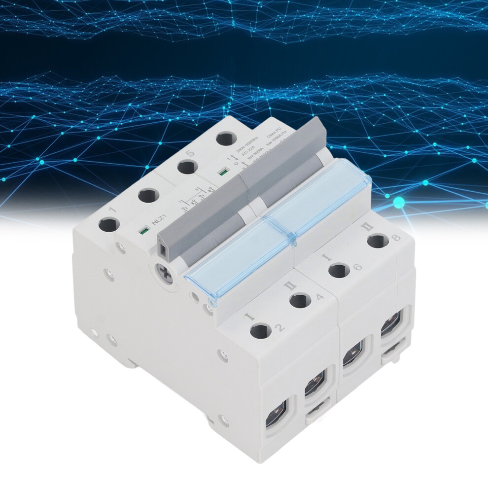 Dual Power Manual Transfer Switch 230Vac 2 Poles Ip20 100A 6931391377195