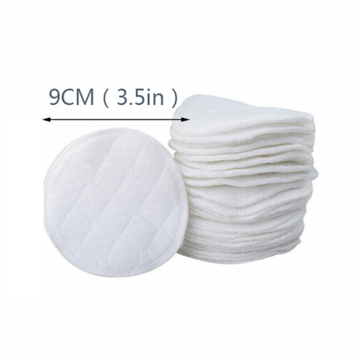 Organic Cotton Washable Breastfeeding Pads 12 Pcs 2