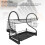 2-Tier Iron Dish Drying Rack, Large Capacity, Space Saving Organizer 4