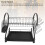 2-Tier Iron Dish Drying Rack, Large Capacity, Space Saving Organizer 5
