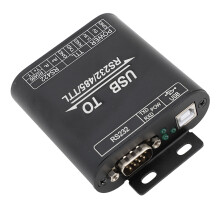 Aluminum USB to RS232 485 422 TTL Converter | Industrial Isolated Adapter
