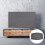 Dark Grey Polyester Elastic Design TV Protective Cover for Home and Moving Gift 7