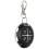 Wireless 4-Button Remote Control, ABS, 50-100m Range Black 4