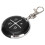 Wireless 4-Button Remote Control, ABS, 50-100m Range Black 12