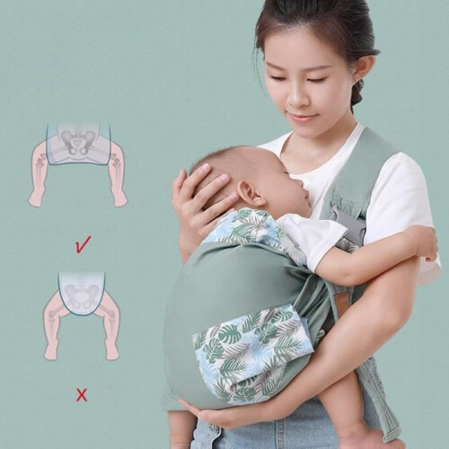 Marsupio Morbido per Neonati - Verde - Unisex 1