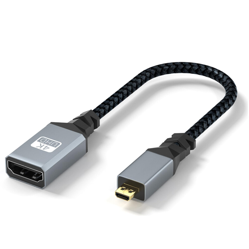 4K60hz 90 Degree Hdmi Adapter Cable Male To Female, 15Cm Short Extension For Monitor And Projector 9330225087717