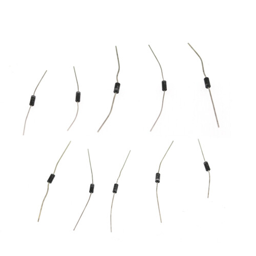 200PCS Diode Assortment Kit 10 Values Rectifier/Schottky Diode 1N4001-1N4007-1N5819 Assorted Set with Storage Box 2