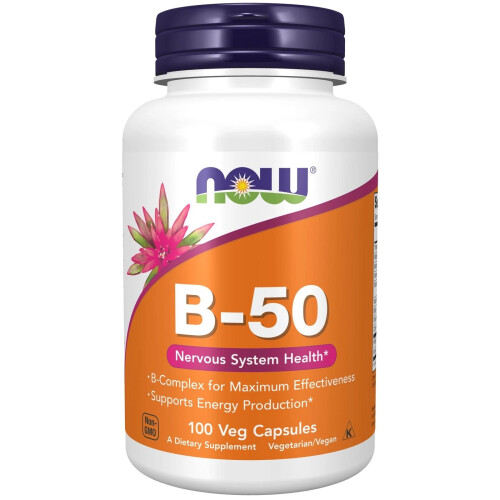 NOW Foods NOW Vitamin B-50  Metabolism & Fatigue Support
