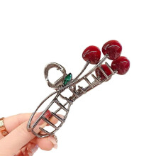 Alloy Hair Claw Clips for Women Heart Design 6 pcs