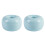 Mini Toothbrush Holder Stand Ceramic 2 Pcs 1