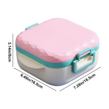 Home, Garden & Tools Kitchen Dining Entertaining Portable Lunch Box with Compartments Microwaveable Student Work, Gifts for Women