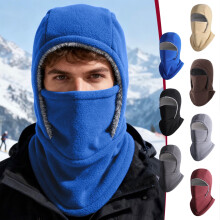Warm wintergezichtsmasker met halve dekking, unisex