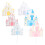 Castle Cake Decoration Assorted Colors 1