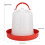 Chicken Water Trough for Kitchen Dining Red 1