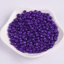 Tiny Round 1000/500/200pcs 2mm 3mm 4mm Glass Loose Spacer Beads lot for Jewelry-3mm(500pcs)-Deep Purple