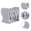 Shelves Book Holder Document Stand Accessory Space-saving Bookshelf Student 1