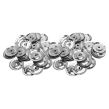ROSENICE Cymbal Tambourine Ring with Jingle Sound 100 pcs