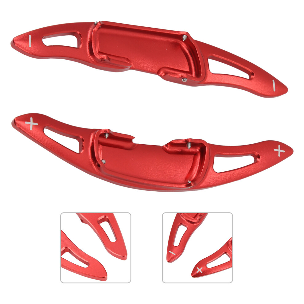 Mazda 3 2014ÂUp Paddle Shifter Caps Steering Wheel Enhancement Pair Red 7631391741833