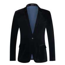 Casual Men's Blazer Autumn Winter Men Casual Slim Fit Suit Jacket Lightweight Formal Dress Coat Business Attire
