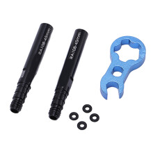 Fugacal Valve Extender, High Strengh Aluminium Alloy Anodized Treatment French Valve Extension Double Sealing For Road