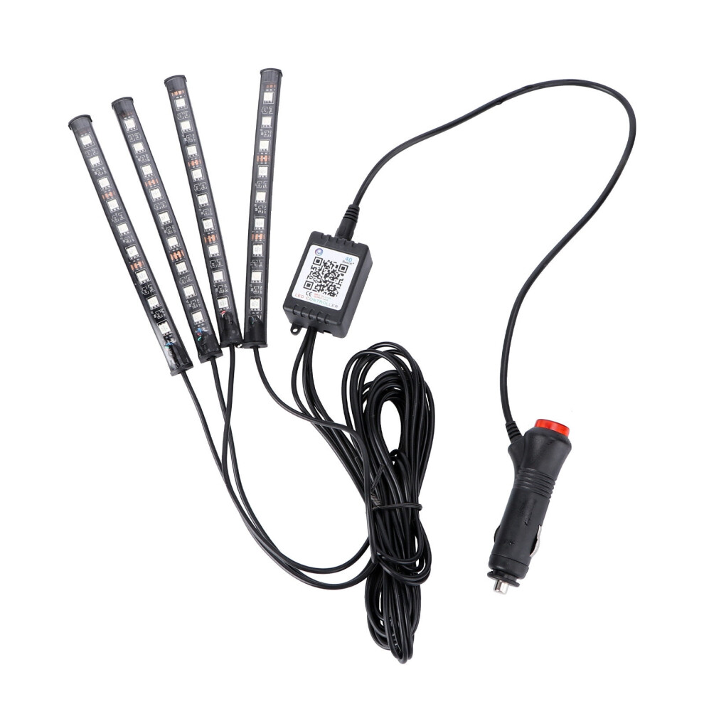 Car Led Strip For Car Interior Ambient Ing Kit With Simple Design And Music Reactive Light 9448483955881